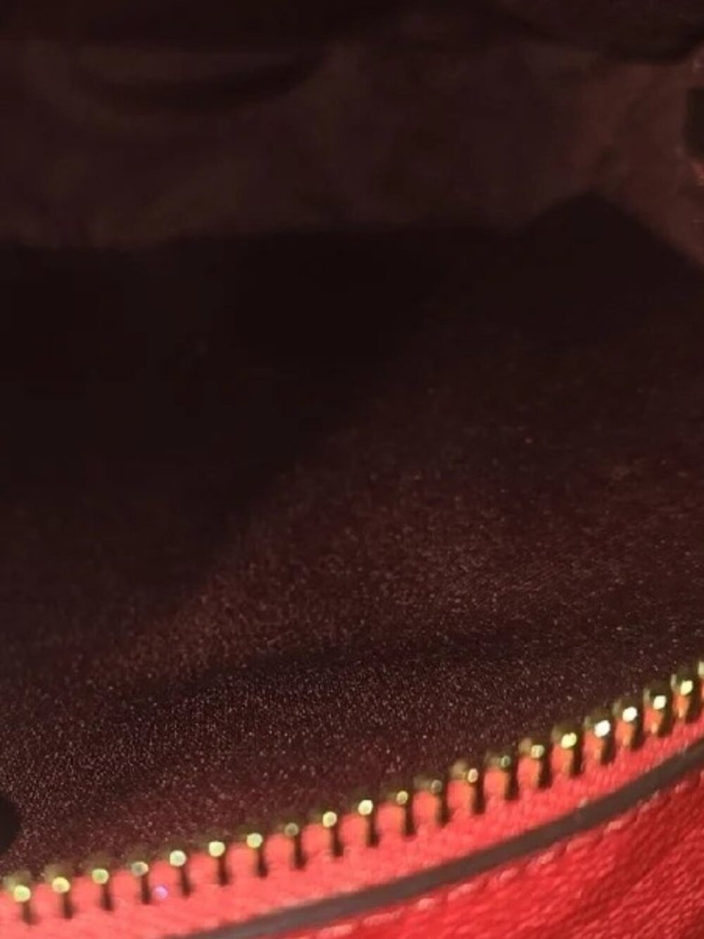 Coach Jordyn Signature Monogram Red with Gold Hardware Mini Backpack - Picture 5 of 8
